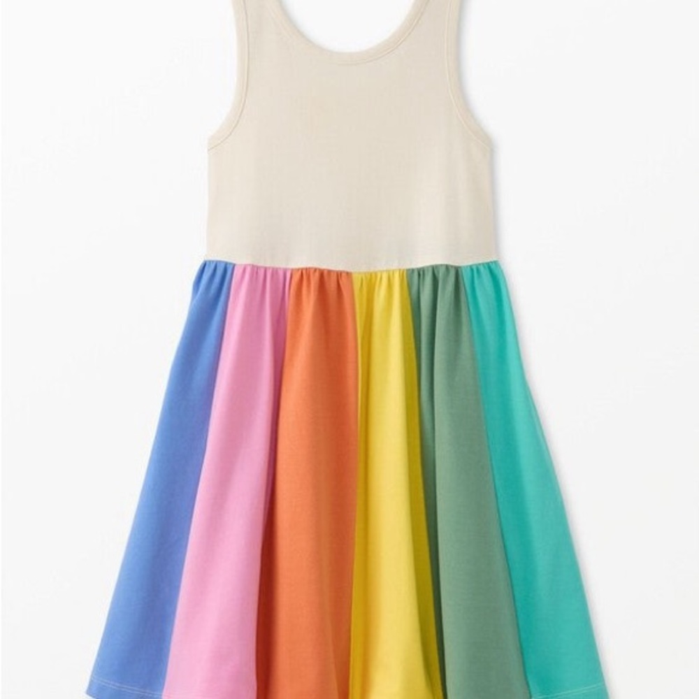Hanna Andersson Colorful Rainbow Kids Dress